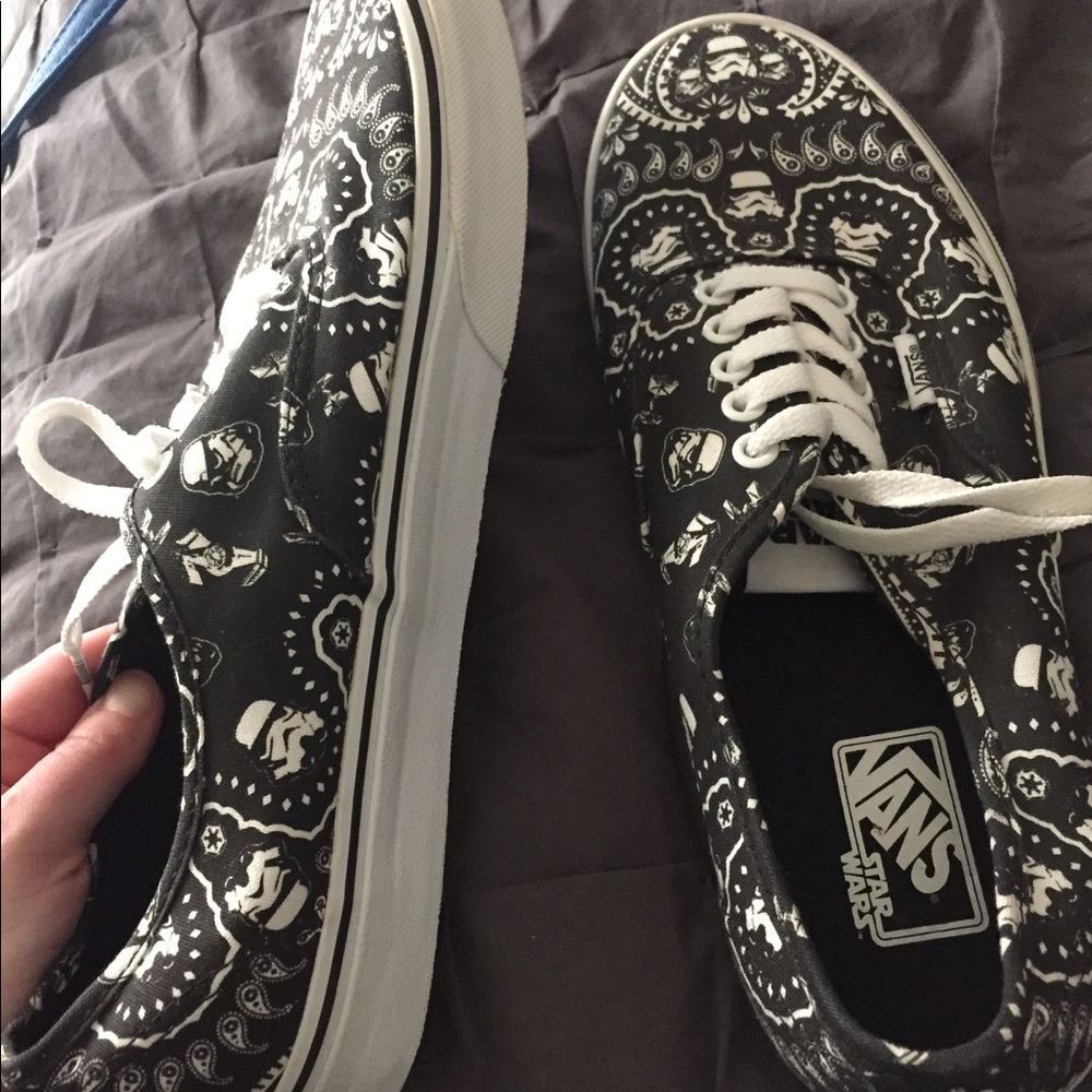 Vans men’s Star Wars shoes storm troopers 9.5